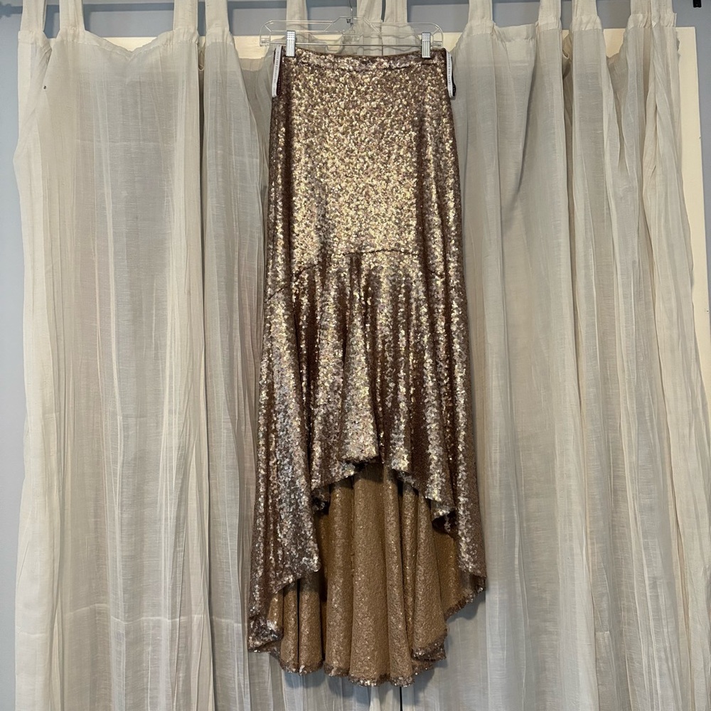 Jenny Yoo Sequin Cosmos Skirt sz 4 - Holiday Party